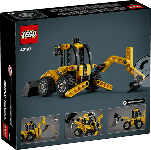 LEGO Technic Backhoe Loader Construction Toy Vehicle Set 7+ 104Pcs 42197
