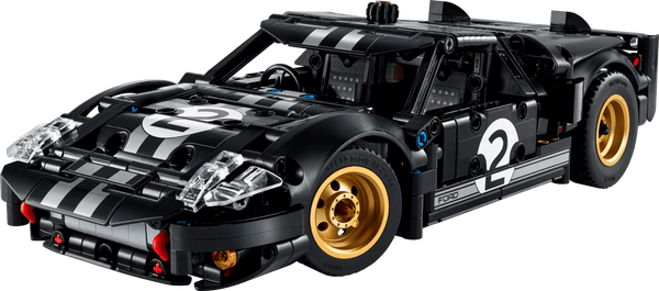 LEGO Technic 1966 Ford GT40 MKII Race Car 793 Pieces 18+ – Black & Silver