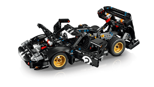 LEGO Technic 1966 Ford GT40 MKII Race Car 793 Pieces 18+ – Black & Silver