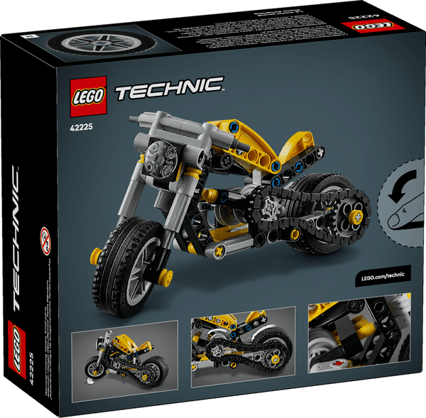 LEGO Technic Yellow Motorcycle 151 Pieces Yellow