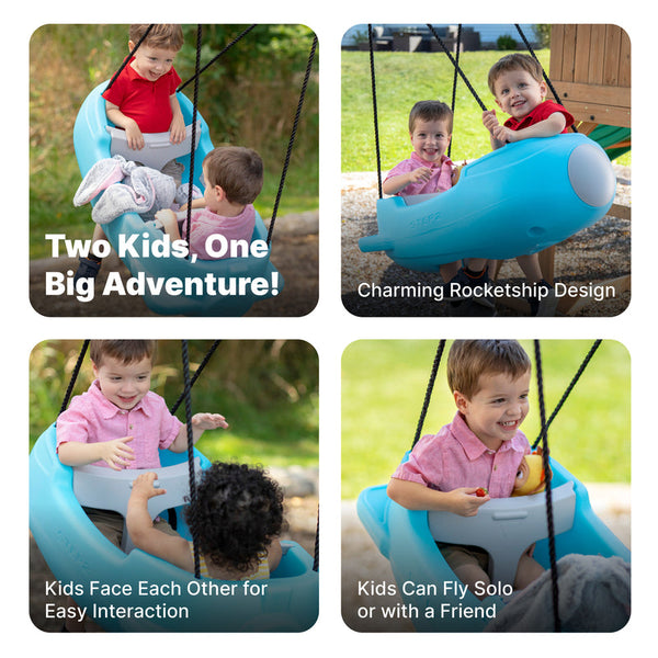 Step2 Rocket Swing For Two™ Blue