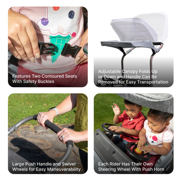 Step2 Side-By-Side Push Around SUV