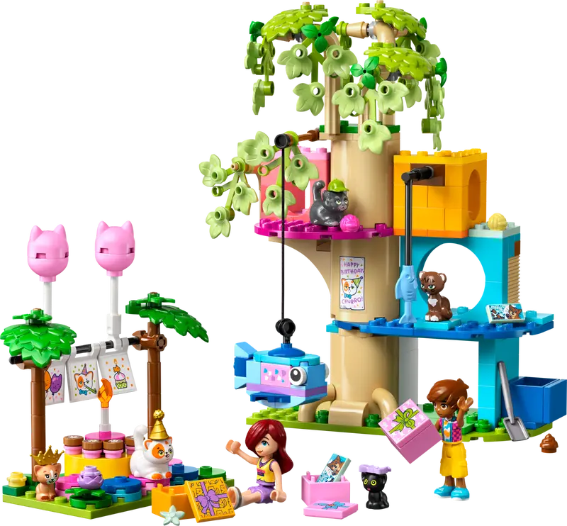 Lego Friends 42666 Cat Birthday Party & Tree House 6+