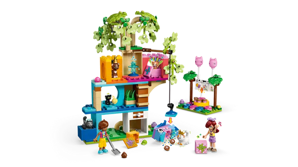 LEGO Friends Cat Birthday Party & Tree House 6+ 321Pcs 42666