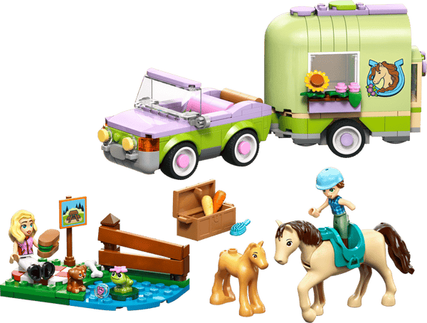 LEGO Friends Horse & Baby Foal Trailer 7+ 42695