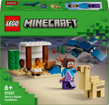 LEGO Minecraft Steve's Desert Expedition 6+ 75Pcs 21251