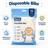 Hopop Disposable Baby Bibs Standard Size Multicolour