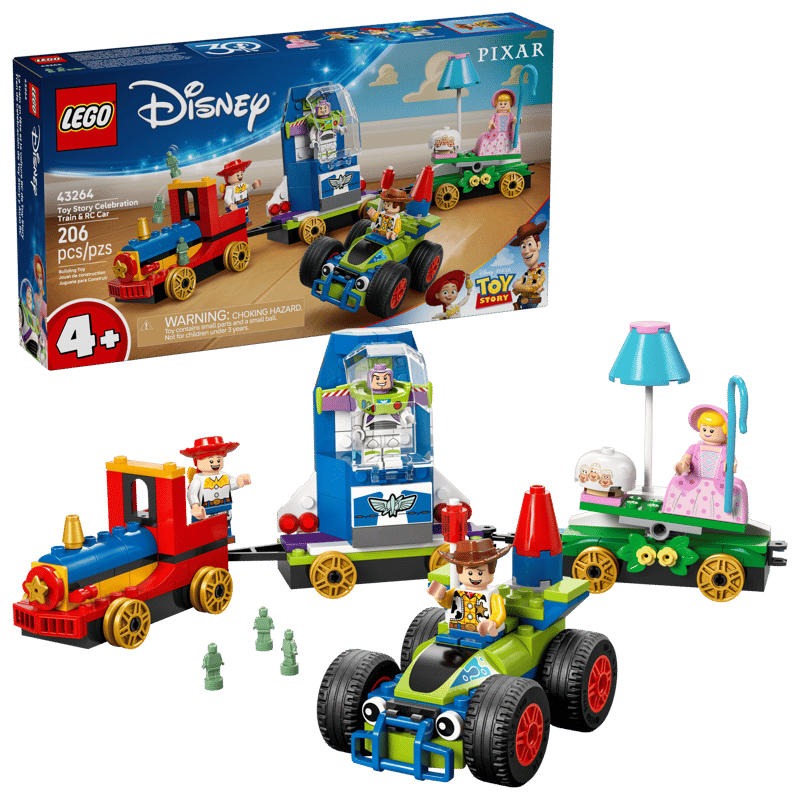 LEGO Disney Toy Story Celebration Train & RC Car 206 Pieces Multicolour