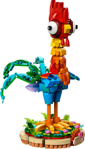 Lego Disney Moana 2 Heihei Buildable Animal Model Kit 43272 Building Kit (566 Pieces)