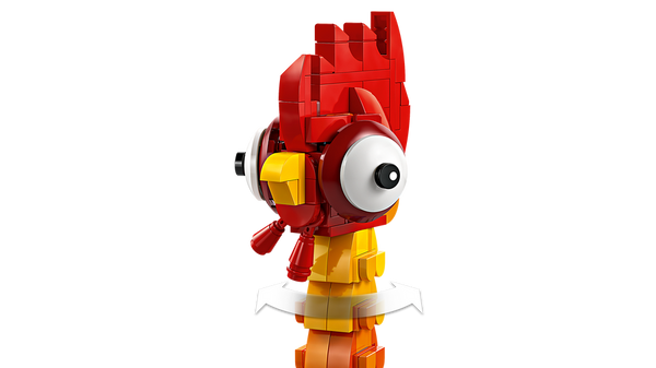 Lego Disney Moana 2 Heihei Buildable Animal Model Kit 43272 Building Kit (566 Pieces)