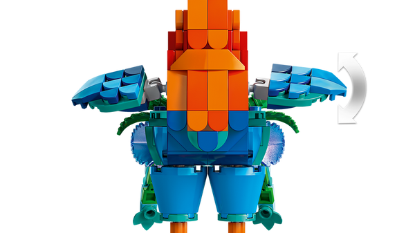 Lego Disney Moana 2 Heihei Buildable Animal Model Kit 43272 Building Kit (566 Pieces)