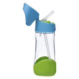 B Box Tritan Straw Drink Bottle 450Ml - Ocean Breeze Blue Green