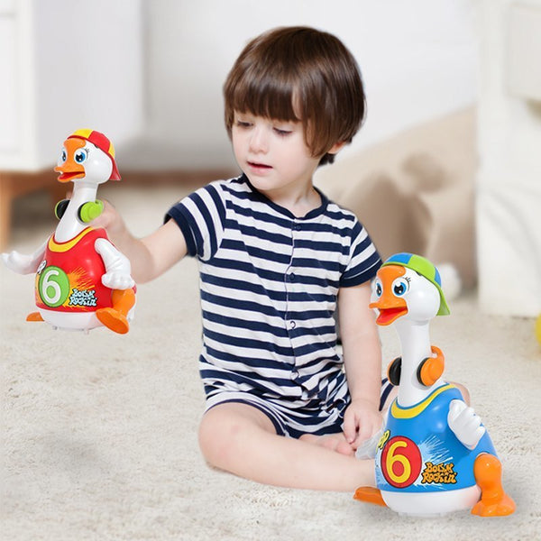 Hola Swing Goose Interactive Musical Dancing Toy 15 x 13 x 22 cm Red
