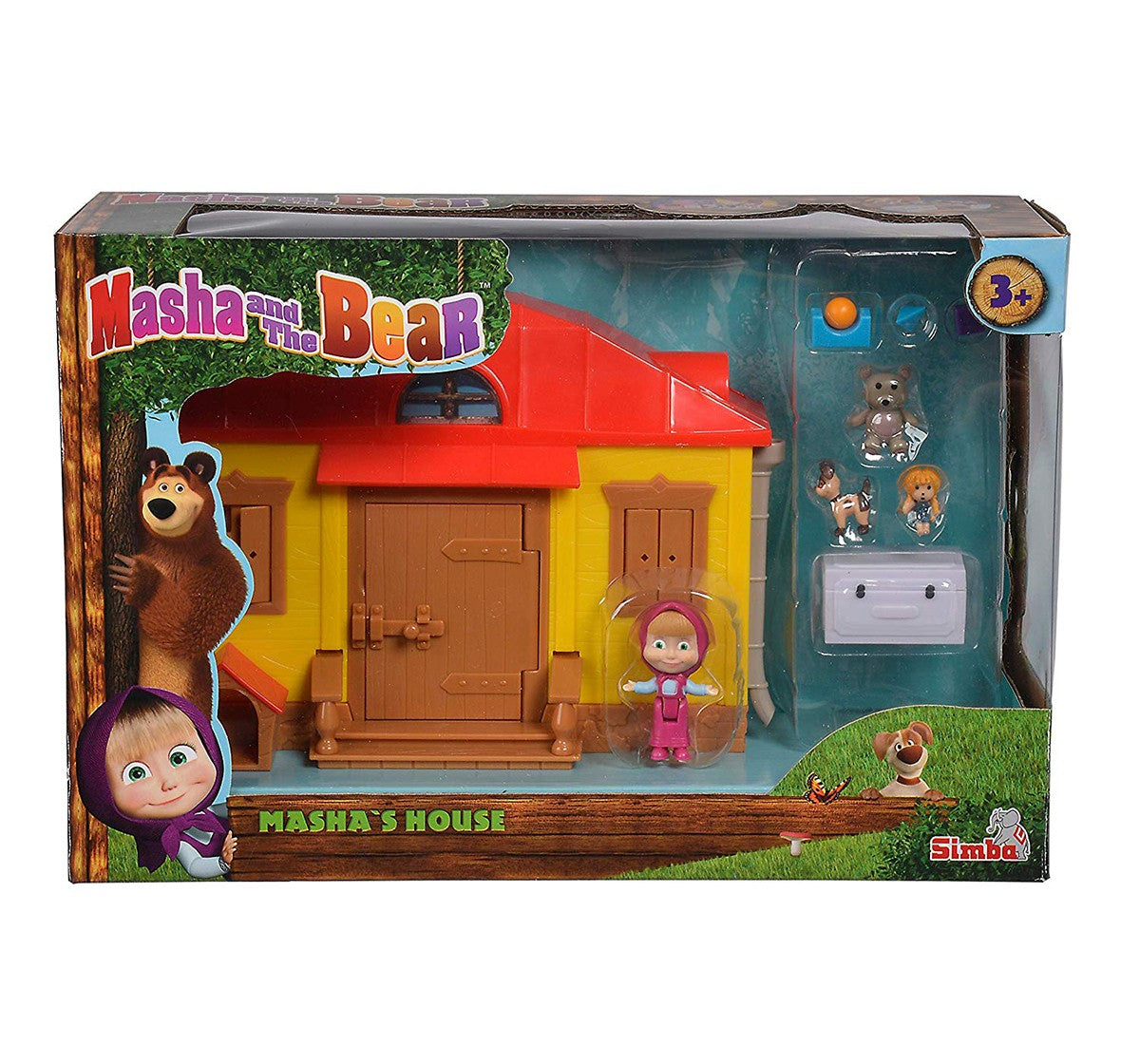 Simba Masha and The Bear Masha’s House Playset 3Y+ – Multicolor