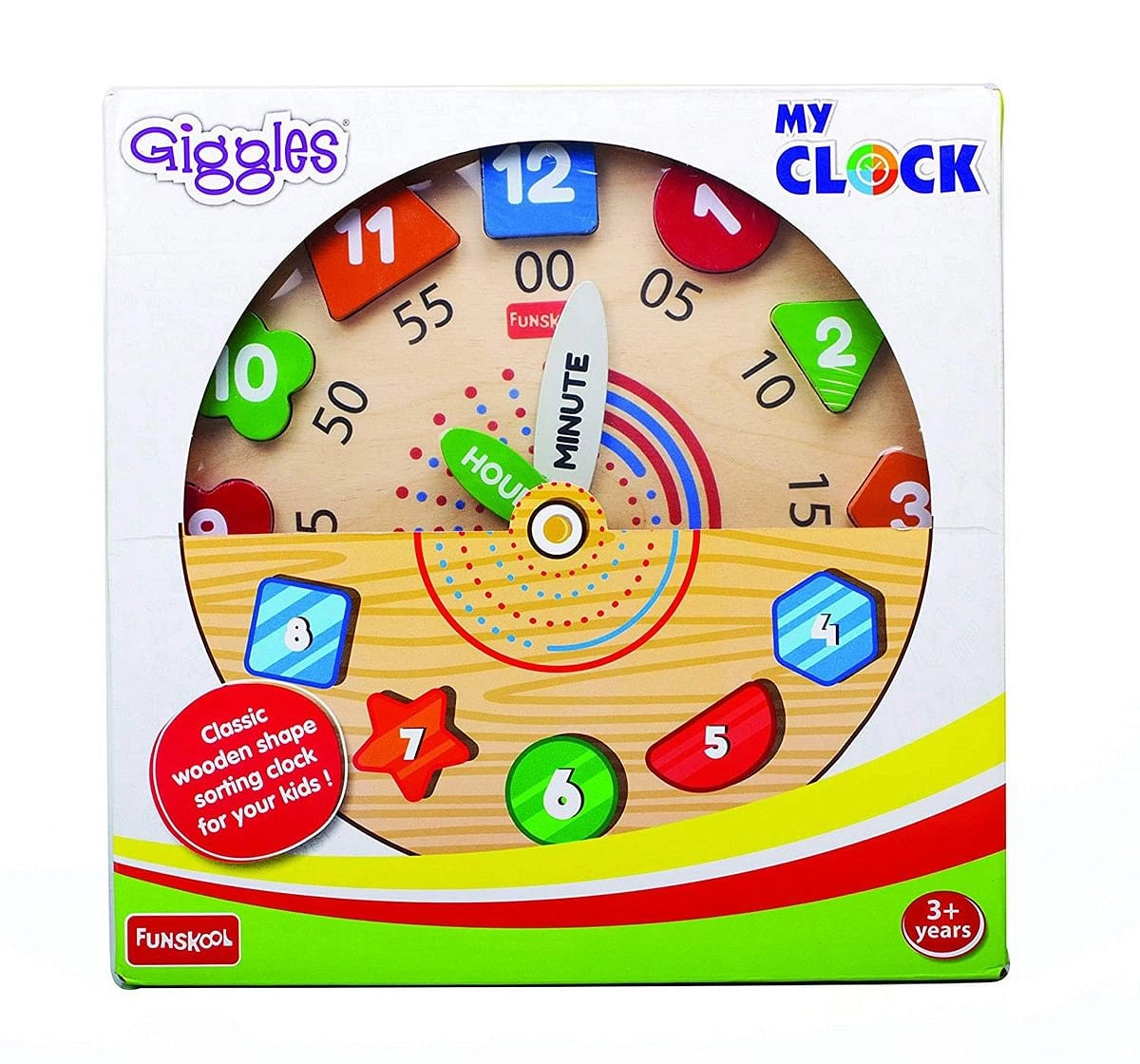 Giggles My Learning Clock 3Y+ – Multicolor