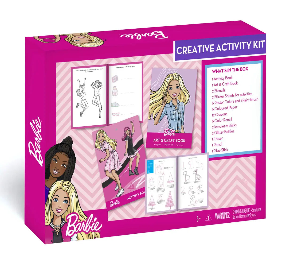 Barbie Creative Activity Kit – 10+ DIY Art & Craft Activities