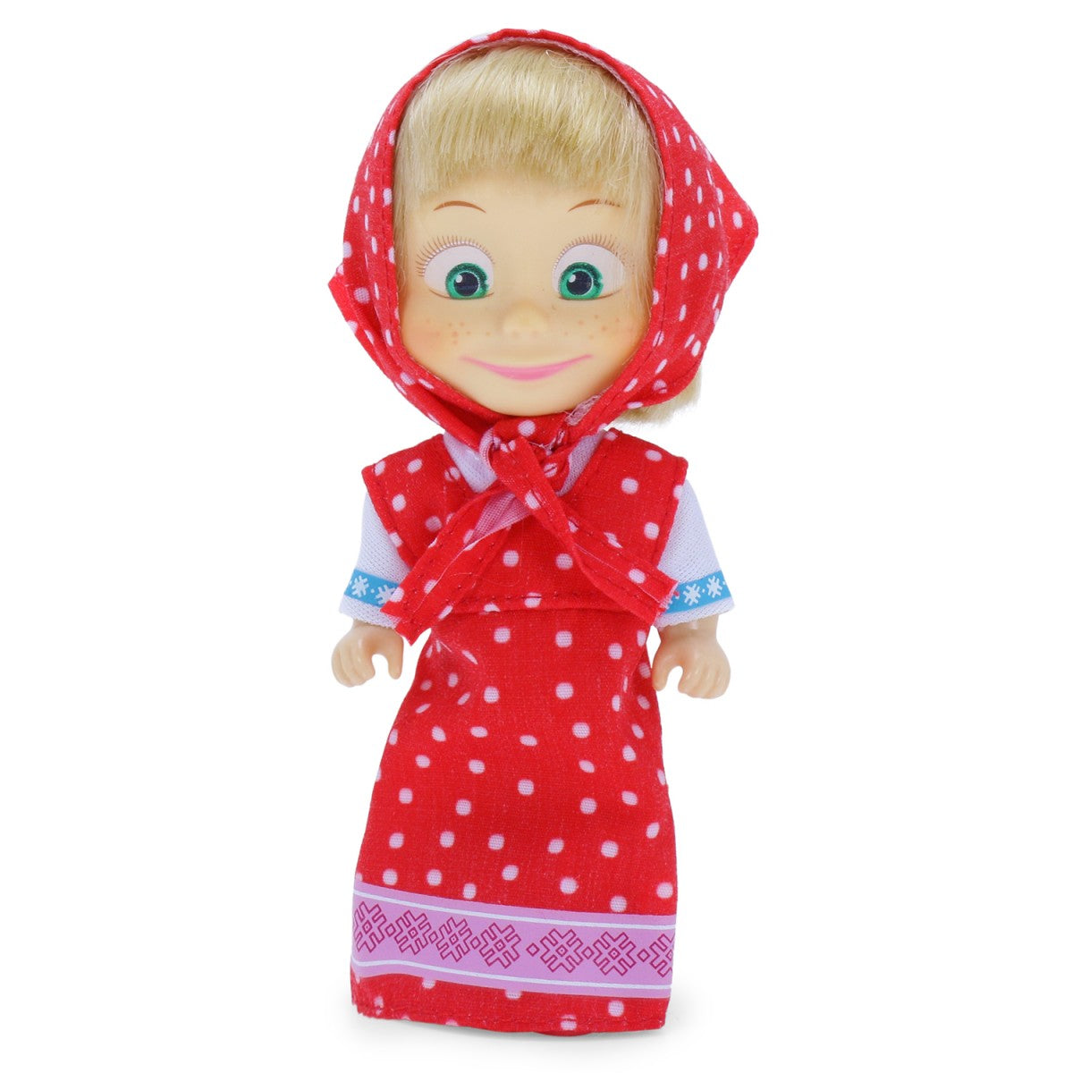 Simba Masha and the Bear Colourful Masha Doll 12cm 3Y+ – Red