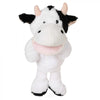 Pugs & Play Play Cow Hand Puppet Talking Black & White 3Y+