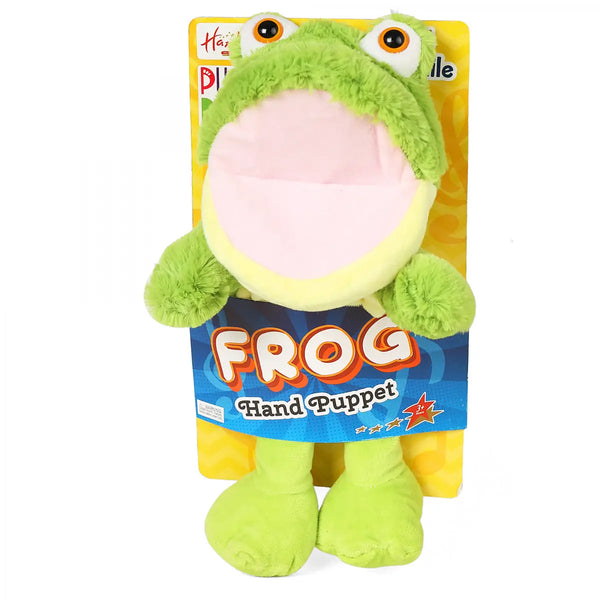Pugs & Play Frog Talking Hand Puppet Green 3Y+