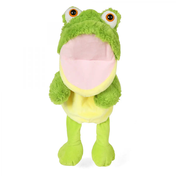 Pugs & Play Frog Talking Hand Puppet Green 3Y+