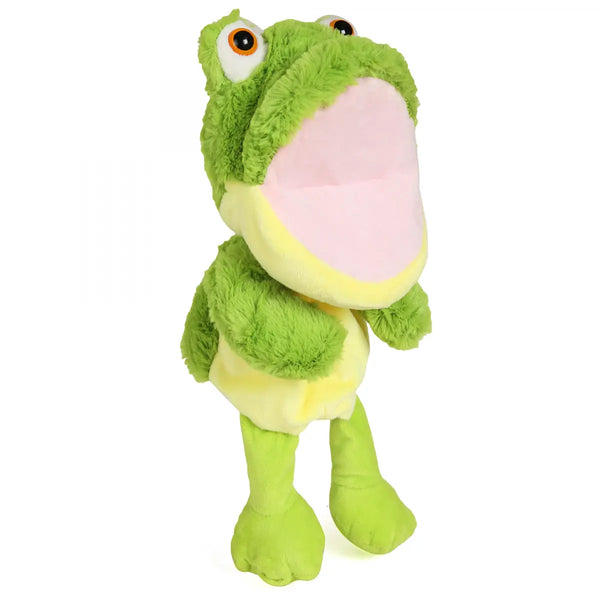 Pugs & Play Frog Talking Hand Puppet Green 3Y+