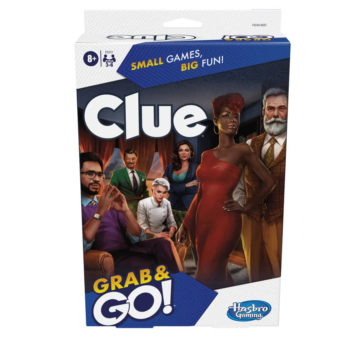 Hasbro Gaming Clue Grab and Go 3–6 Players 8Y+ – Multicolor
