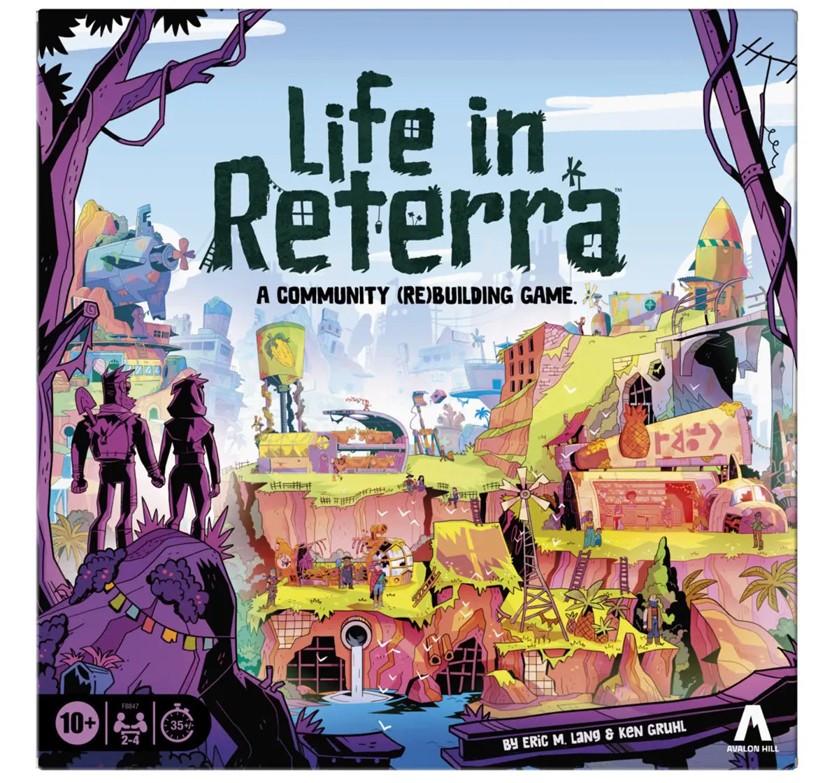 Hasbro Gaming Life in Reterra Tile-Laying Strategy Board Game 10Y+ Multicolor