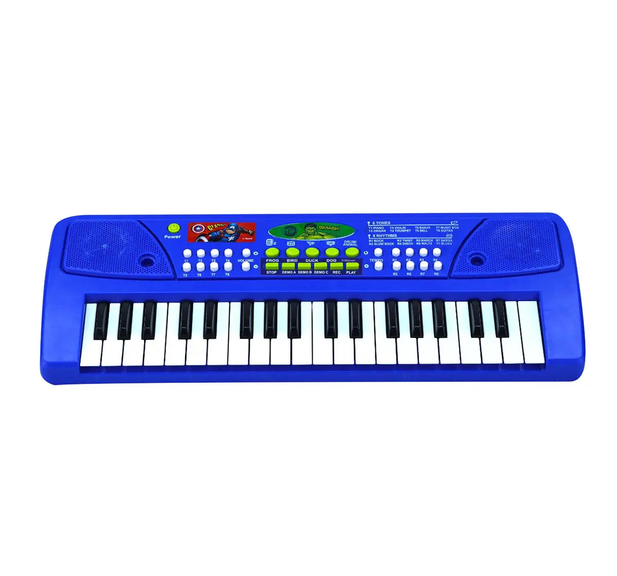 Kriiddaank Marvel Avengers Keyboard Piano 37-Key blue