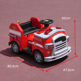 Formula Fun by EMotorad Fire Truck Electric Ride-On Car 3-6Y Red