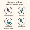 Aveeno Kids Curly Hair Shampoo With Oat Extract & Shea Butter - 354Ml