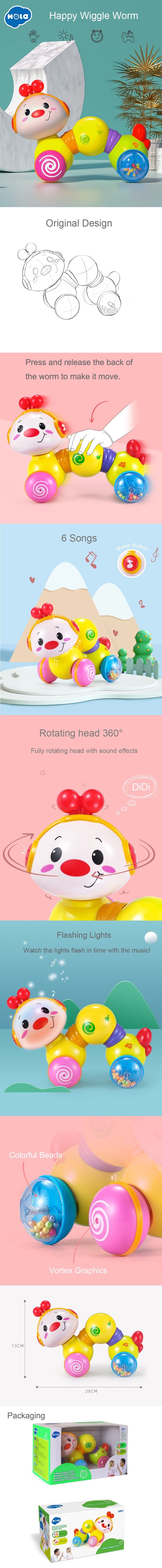 Hola Happy Wiggle Worm