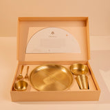 Baby Forest Nanhi Dawat 6-Piece Pure Brass Kids Dining Set
