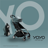 Babyzen Stroller YOYO² with 6+ Color Pack - Black Frame - Aqua