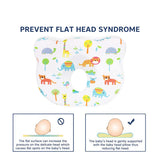 Hopop Memory Foam Baby Flat Head Shaping Pillow - Jungle