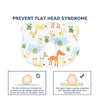 Hopop Memory Foam Baby Head Shaping Pillow - Giraffe