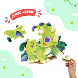 Dabble Dinosaurs My First Jigsaw Puzzle Mama & Baby Dino