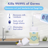 Chicco Well Being Glass Feeding Bottle 120 ml Slow Flow Neutral