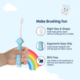 Hopop Soft Baby Toothbrush (6–36 Months) - Yellow