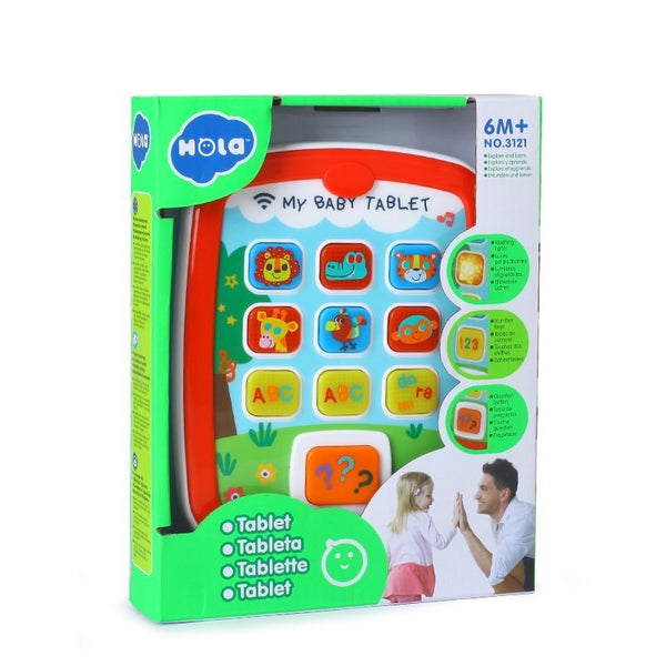 Hola Baby Learning Tablet 14 x 3 x 17.5 cm Multicolor