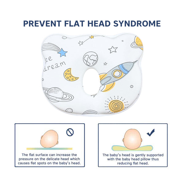 Hopop Memory Foam Baby Head Shaping Pillow Newborn+ – Tree