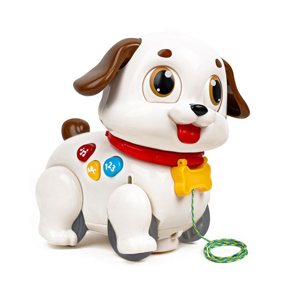 HOLA HE9977 Crawl & Pull Along Learning Puppy – Musical Activity Toy