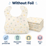 Hopop Disposable Baby Bibs Standard Size Multicolour