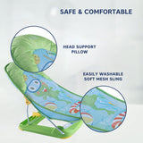 Hopop Anti-Skid Compact Baby Bather 0-12 Months Green