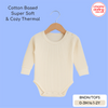 Babiano Cotton-Based Thermal Romper Button Down