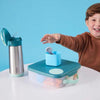 B Box Insulated Straw Sipper Drink Water Bottle 500Ml - Emerald Forest Green