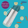 B Box Insulated Sport Spout Drink Water Bottle 500Ml - Emerald Forest Green