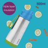 B Box Insulated Sport Spout Drink Water Bottle 500Ml - Ocean Breeze Blue Green