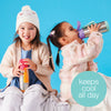 B Box Insulated Sport Spout Drink Water Bottle 500Ml - Strawberry Shake Pink Orange