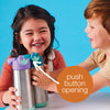 B Box Insulated Sport Spout Drink Water Bottle 500Ml - Strawberry Shake Pink Orange