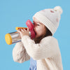 B Box Insulated Sport Spout Drink Water Bottle 500Ml - Strawberry Shake Pink Orange